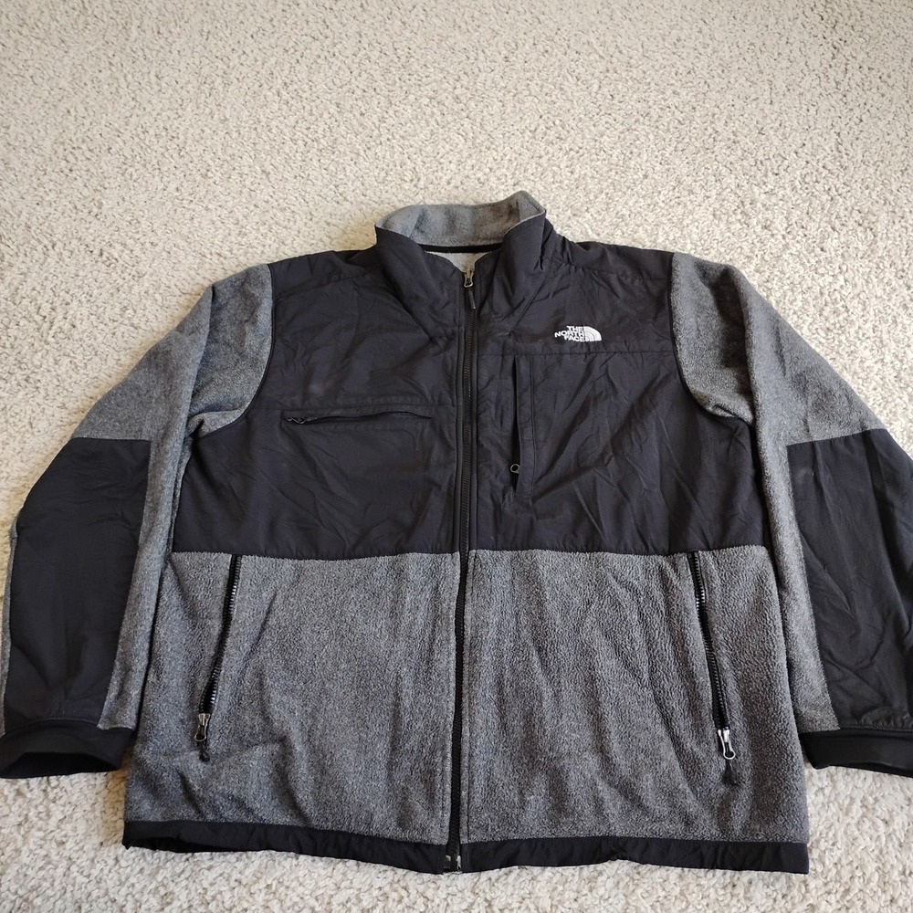 The North Face Jacket Mens XL Polartec Black Denali Fleece Hiking Utility Work